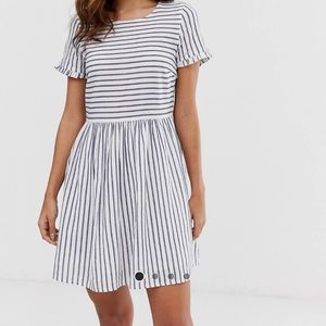 Vero Moda Smock Stripe Mini Dress